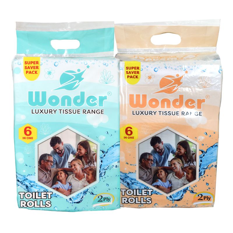 6 in1Toilet Roll 70,80 gsm